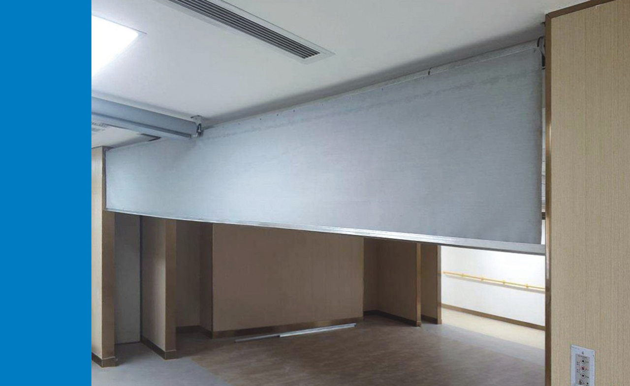 防火簾布活動(dòng)式柔性擋煙垂壁