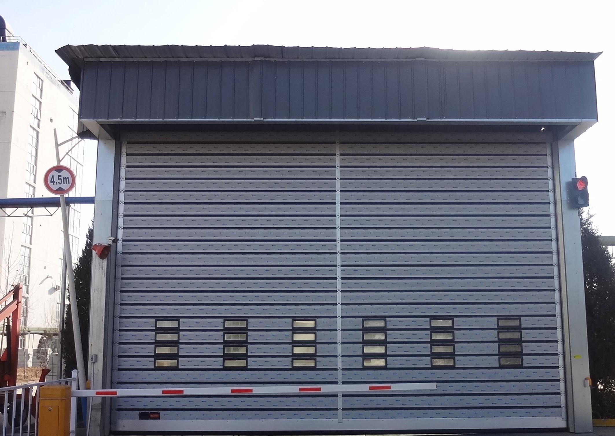 河北垃圾焚燒站硬質(zhì)快速門應用