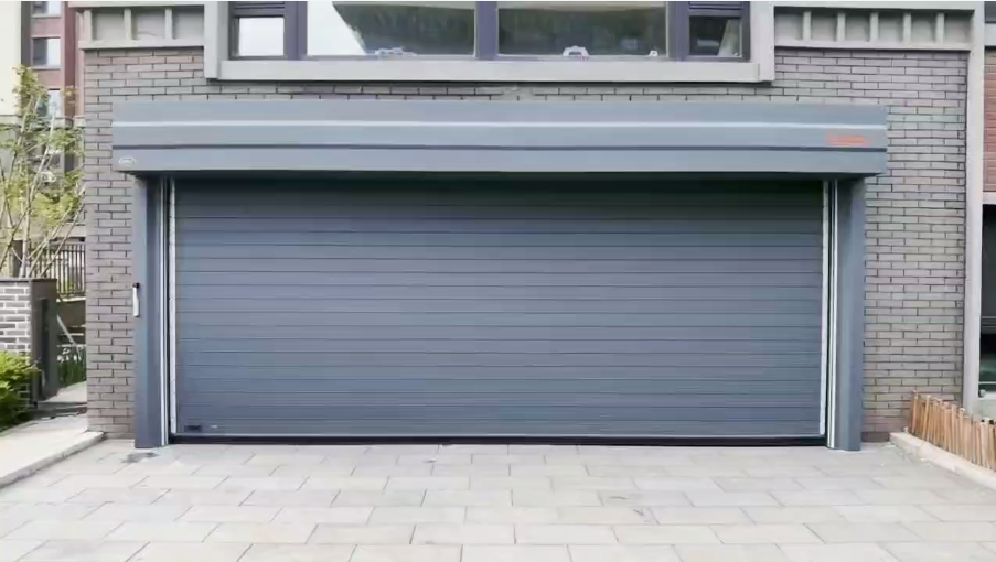 別墅外裝?BSM智能快速車庫門效果