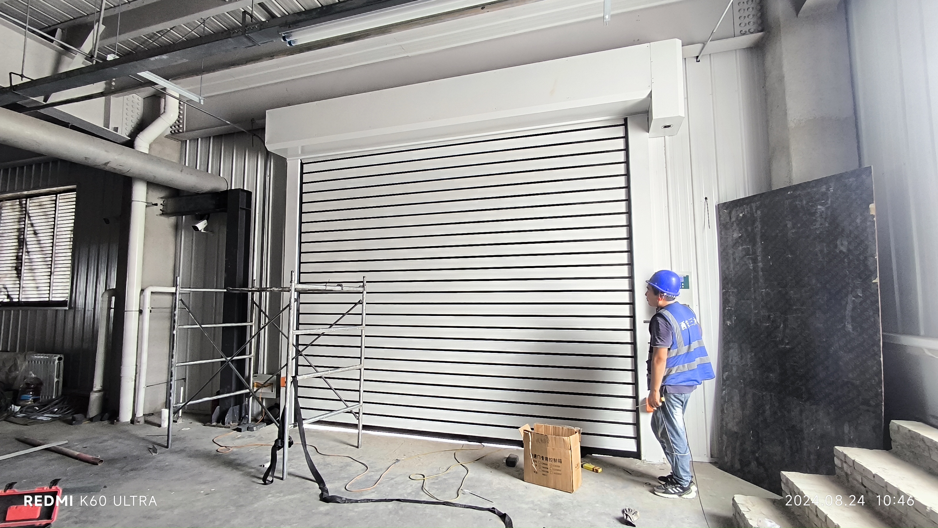 滾筒硬質(zhì)快速門安裝使用效果